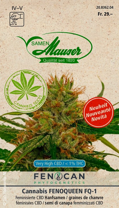 Image of Samen Mauser Cannabis Fenoqueen (FQ 1) Kräutersamen bei Do it + Garden von Migros