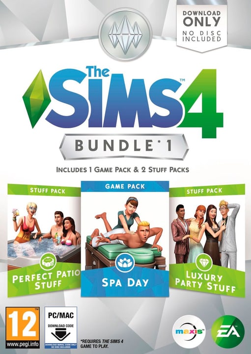PC/DVD - The Sims 4 Bundle 1 Physisch (Box) PC/DVD - The Sims 4 Bundle 1 Physisch (Box) 785300120256 Bild Nr. 1
