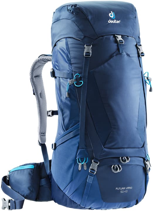 Deuter Futura Vario 50+10 Zaino Futura Vario 50+10 Zaino Deuter 460263300040 Colore blu Taglie Misura unitaria N. figura 1
