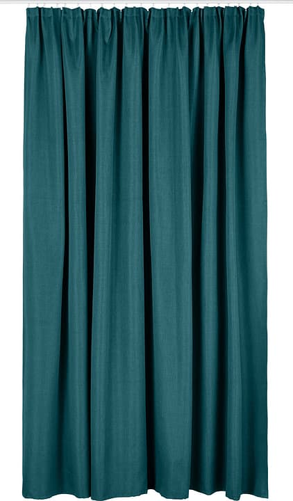 NICOLAS Rideau prêt à poser occultant NICOLAS Rideau prêt à poser occultant 430275321844 Couleur Turquoise Dimensions L: 300.0 cm x H: 260.0 cm Photo no. 1