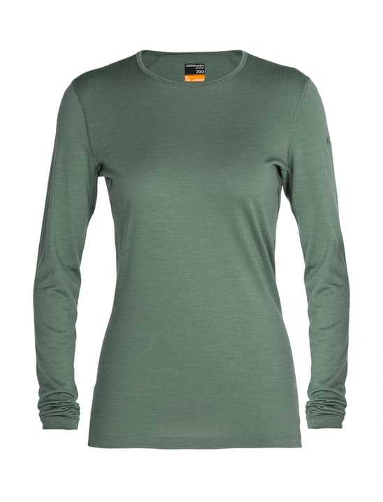 Image of Icebreaker Oasis Crewe 200 Langarmshirt smaragd bei Migros SportXX