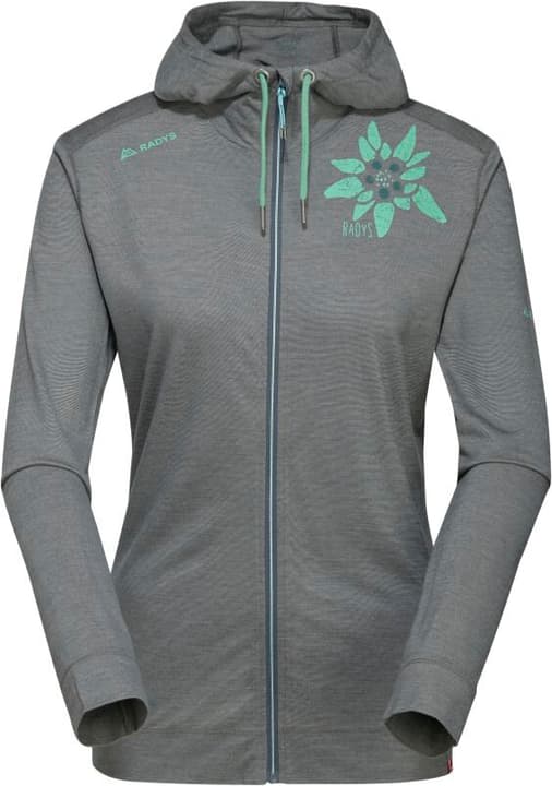 Image of Radys R5 Light Merino Jacket Fleecejacke dunkelblau
