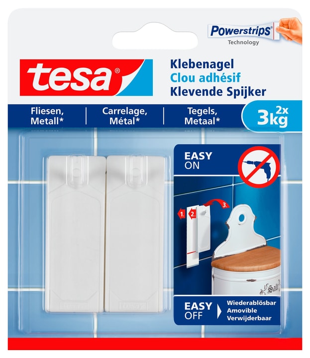 Tesa Klebenagel Fliesen, 3 kg Klebenagel Fliesen, 3 kg Tesa 675233300000 Bild Nr. 1