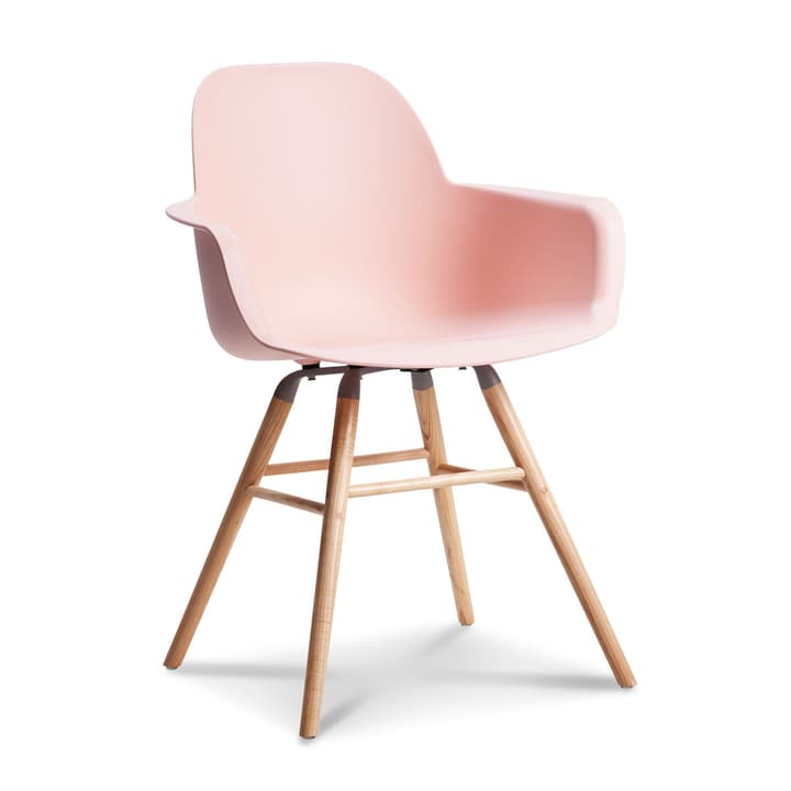 ALBERT Chaise avec accoudoirs ALBERT Chaise avec accoudoirs 366026252804 Dimensions L: 55.0 cm x P: 59.0 cm x H: 81.5 cm Couleur Rose Photo no. 1