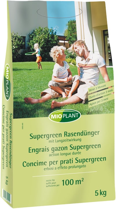 Image of Mioplant Supergreen-Dünger, 5 kg Rasendünger bei Do it + Garden von Migros