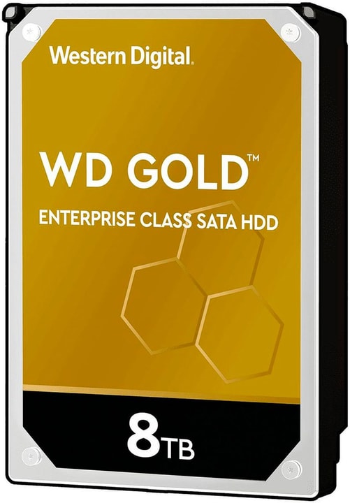 Western Digital Harddisk Gold 8 TB 3.5" Disque Dur Interne HDD Harddisk Gold 8 TB 3.5" Disque Dur Interne HDD Western Digital 785300150225 Photo no. 1
