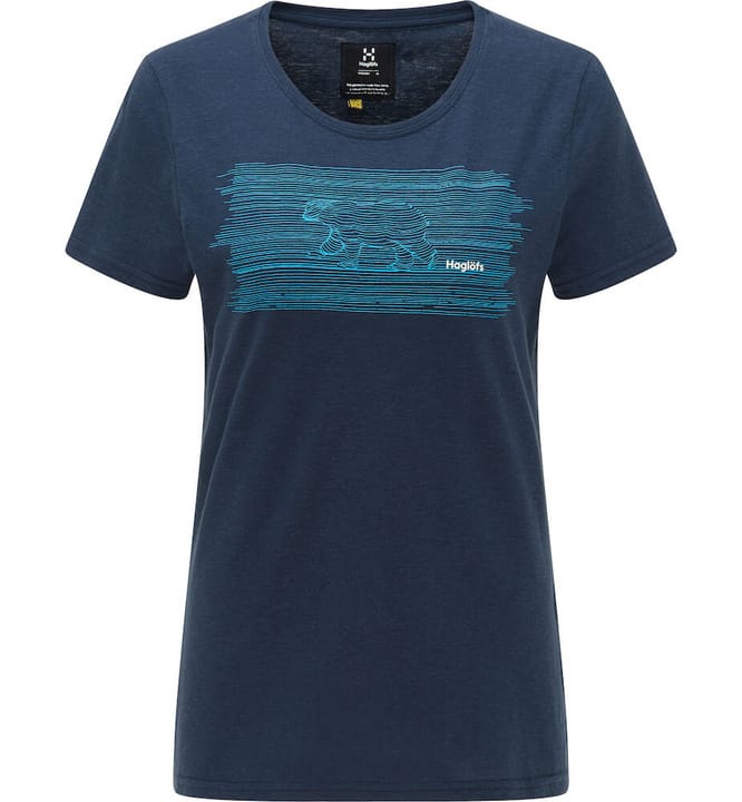 Image of Haglöfs Träd Print Trekkingshirt dunkelblau bei Migros SportXX