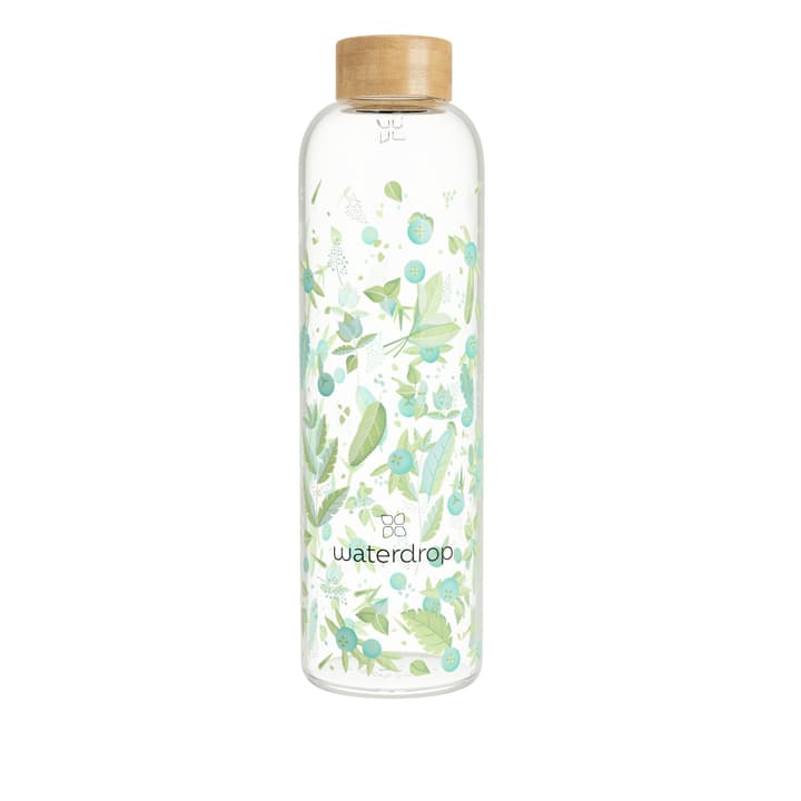 Image of waterdrop Glasflasche Clean 1l Trinkflasche mint