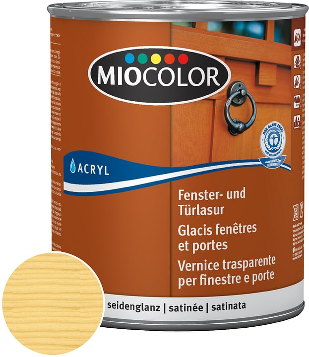 Image of Miocolor Fenster- und Türlasur Farblos 750 ml bei Do it + Garden von Migros