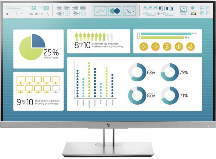HP Elite E273 1FH50AA Monitor Elite E273 1FH50AA Monitor HP 785300132858 Bild Nr. 1