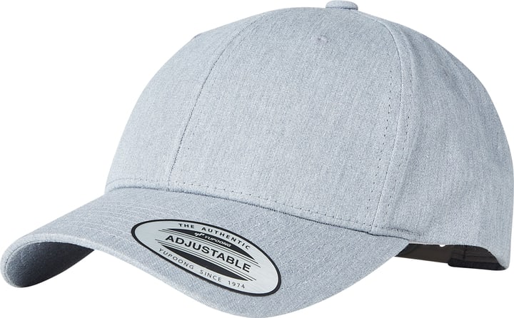 Image of Flexfit Curved Classic Snapback Cap hellgrau