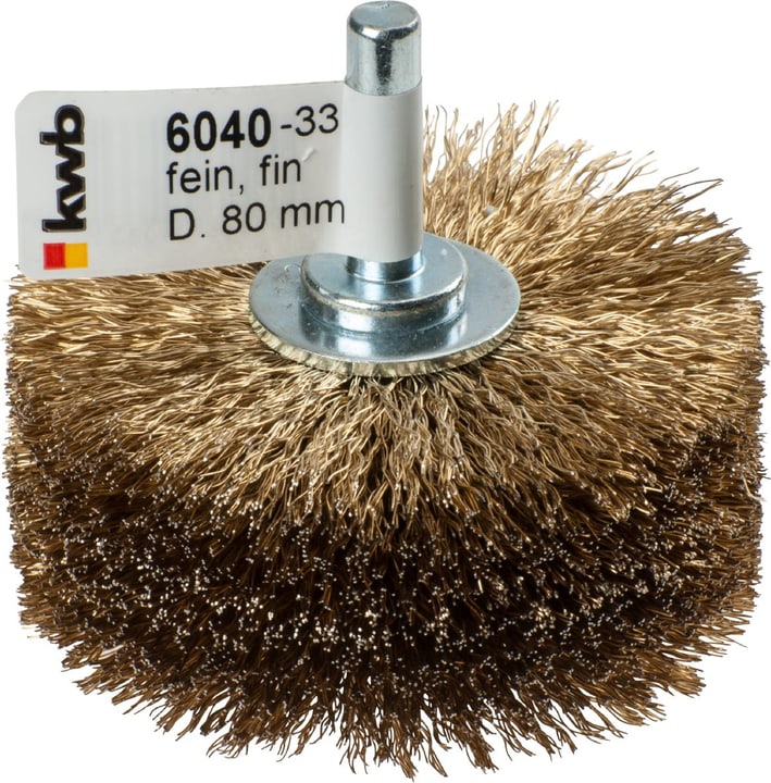 Image of kwb Holzstrukturbürste, HSS Stahldraht vermessingt Bürste