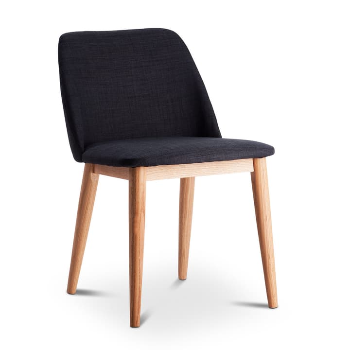 DONNA Chaise DONNA Chaise 366029296802 Dimensions L: 51.0 cm x P: 50.0 cm x H: 77.0 cm Couleur Anthracite Photo no. 1
