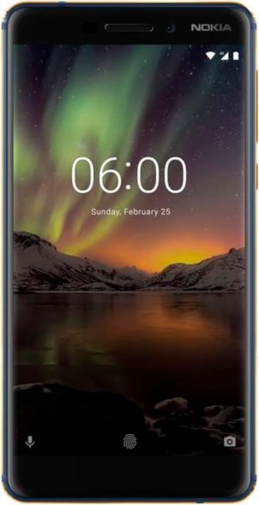 Nokia NOKIA 6.1 DS 32 GB bleu Smartphone NOKIA 6.1 DS 32 GB bleu Smartphone Nokia 785300149974 Photo no. 1