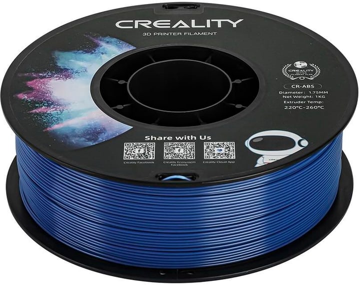 Image of Creality Filament ABS, Blau, 1.75 mm, 1 kg 3D Drucker