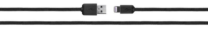 XQISIT Cotton Cable Lightning 1,8m nero Cavo Cotton Cable Lightning 1,8m nero Cavo XQISIT 798054900000 N. figura 1