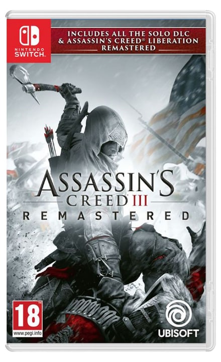 NSW - Assassin's Creed 3 - Remastered Box NSW - Assassin's Creed 3 - Remastered Box 785300142518 N. figura 1