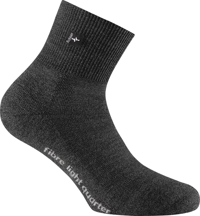 Image of Rohner Fibre Light Quarter Socken anthrazit