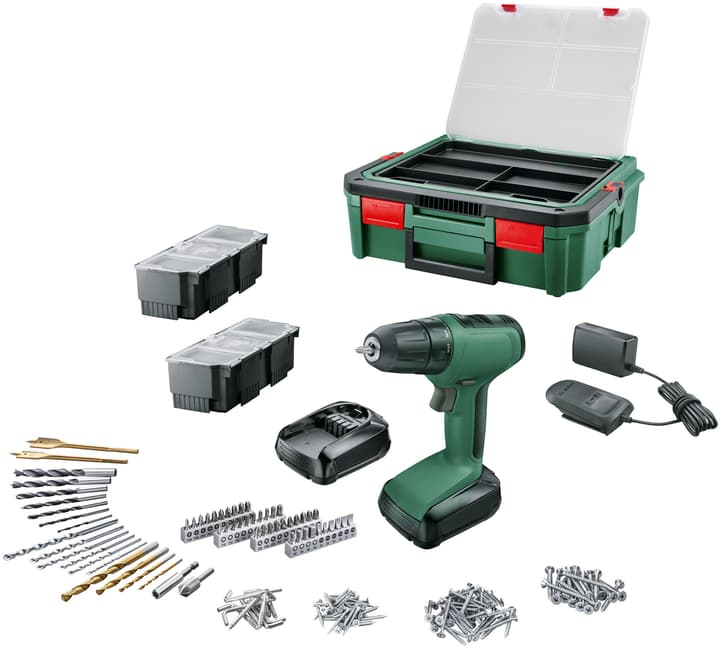 Image of Bosch UniversalDrill 18V Li-2 Set Bohrschrauber bei Do it + Garden von Migros