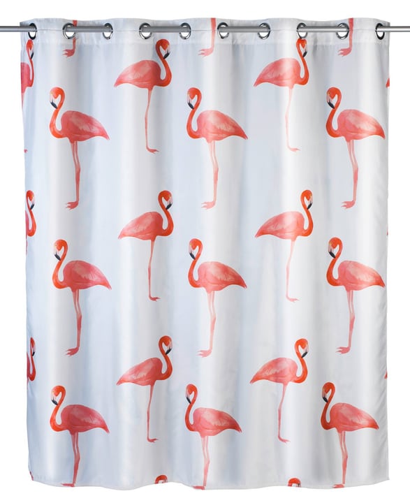 Image of WENKO Duschvorhang Flamingo Flex Anti-Schimmel bei Do it + Garden von Migros