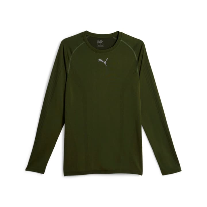 Image of Puma Train Formknit Seamless LS Tee Fitnessshirt olive