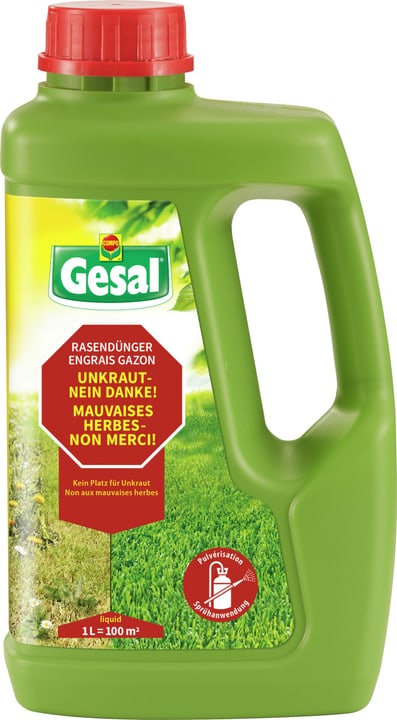 Compo Gesal Fertilizzante per prati Malerbe - No grazie!, 1 l