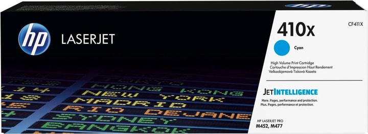 HP 410X Toner cyan, 5000 Seiten (CF411X)) 410X Toner cyan, 5000 Seiten (CF411X)) HP 798532500000 Photo no. 1