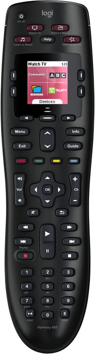 Logitech Harmony 665 Advanced Universalfernbedienung Harmony 665 Advanced Universalfernbedienung Logitech 797989800000 Bild Nr. 1