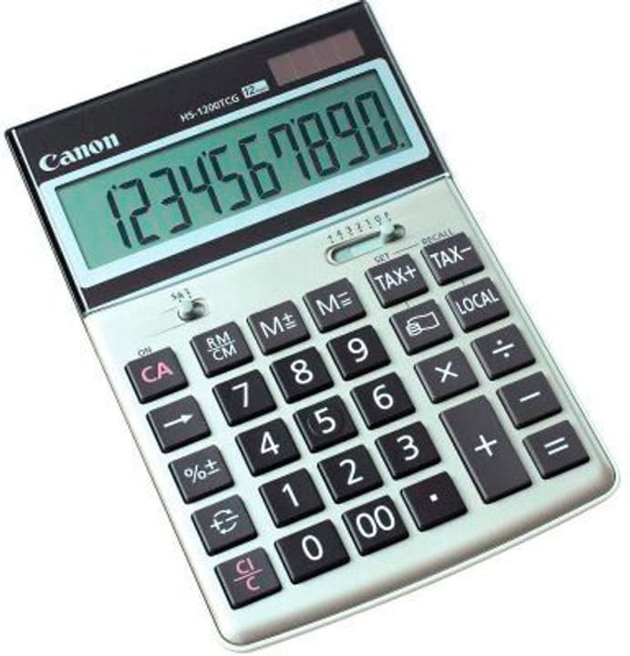 Canon Calculatrice HS-1200TCG 12-chiffres argent/gris Calculatrice Calculatrice HS-1200TCG 12-chiffres argent/gris Calculatrice Canon 785300151408 Photo no. 1