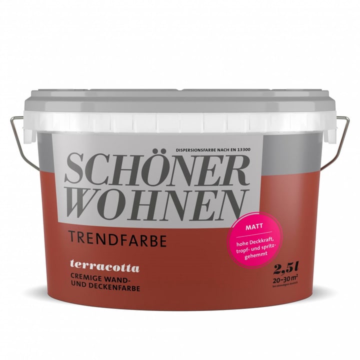 Image of Schöner Wohnen Trendfarbe Matt Terracotta 2.5 l Wandfarbe bei Do it + Garden von Migros