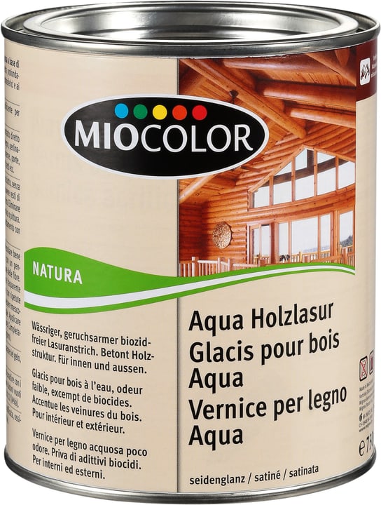 Miocolor Vernice per legno Aqua Pino 750 ml Vernice per legno Aqua Pino 750 ml Miocolor 661116200000 Colore Pino Contenuto 750.0 ml N. figura 1