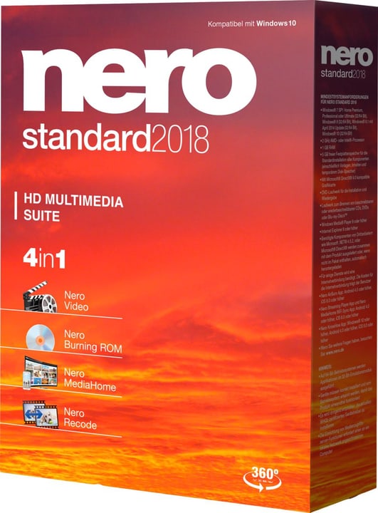 Nero Nero Standard 2018 Physisch (Box) Nero Standard 2018 Physisch (Box) Nero 785300131755 Bild Nr. 1