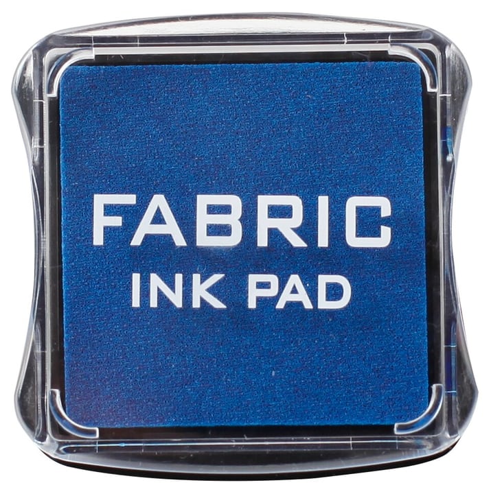 I AM CREATIVE Fabric Ink Pad, Blau Stempelkissen