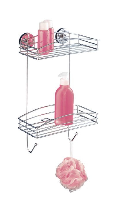 Image of WENKO Vacuum-Loc Wandregal 2 Etagen Regal