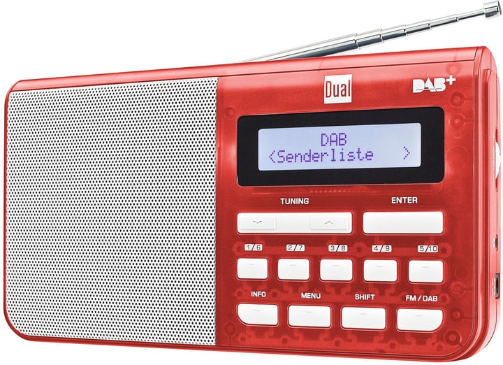 Dual DAB 4.1 T - Rot Digitalradio DAB+ DAB 4.1 T - Rot Digitalradio DAB+ Dual 773022300000 Bild Nr. 1