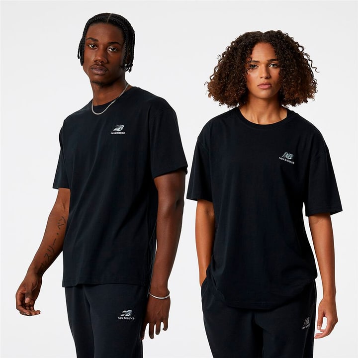 Image of New Balance NB Essentials uni-ssentials Tee T-Shirt schwarz