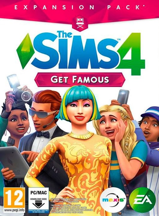 PC - The Sims 4 Get Famous - Expansion Pack 6 Box PC - The Sims 4 Get Famous - Expansion Pack 6 Box 785300139895 N. figura 1