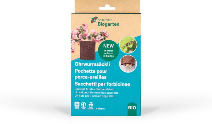 Image of Andermatt Biogarten Ohrwurmsäckli 4 Stück Insektenbekämpfung