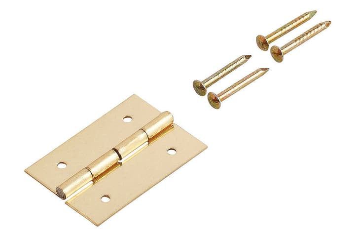 Image of Scharnier mit Stift vermessingt 15 x 13 mm Scharniere