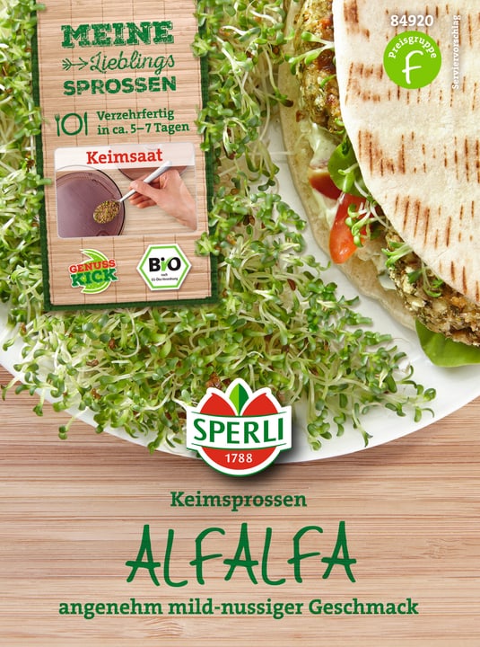 Sperli Bio Keimsprossen Alfalfa Sementi germogliati Bio Keimsprossen Alfalfa Sementi germogliati Sperli 650150600000 N. figura 1