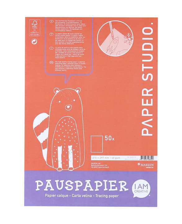 Pauspapier Block A4, 50 Blatt Transparentpapier