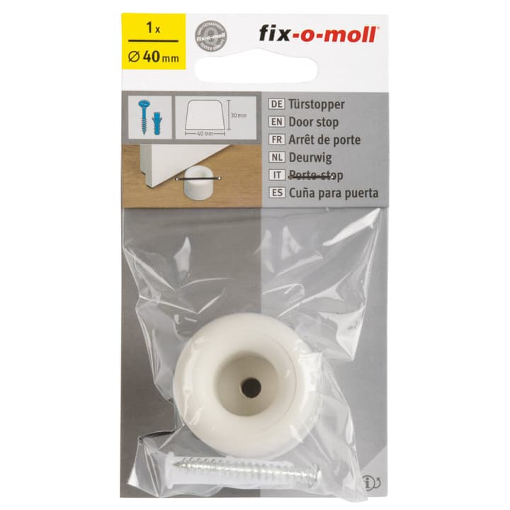 Image of Fix-O-Moll Türstopper mit Schraube Ø 40 mm 1 x bei Do it + Garden von Migros