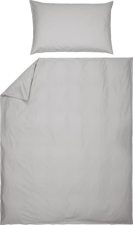 ROMANO Perkal-Duvetbezug ROMANO Perkal-Duvetbezug 451192612581 Farbe Hellgrau Grösse B: 200.0 cm x H: 210.0 cm Bild Nr. 1