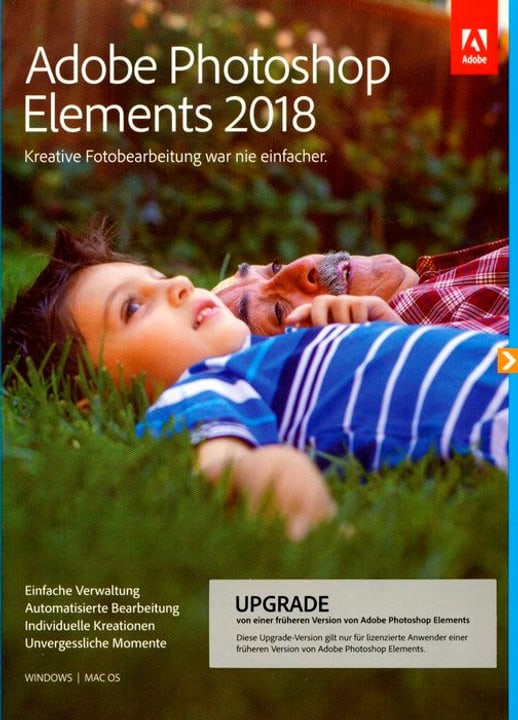 Adobe PC/Mac - Photoshop Elements 2018 Upgrade (D) Physisch (Box) PC/Mac - Photoshop Elements 2018 Upgrade (D) Physisch (Box) Adobe 785300130255 Bild Nr. 1