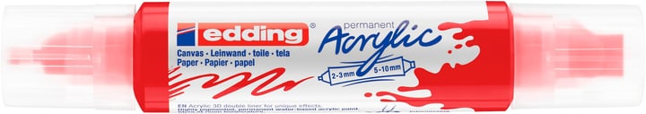 Image of edding Acrylmarker 5400, double liner, verkehrsrot bei Do it + Garden von Migros