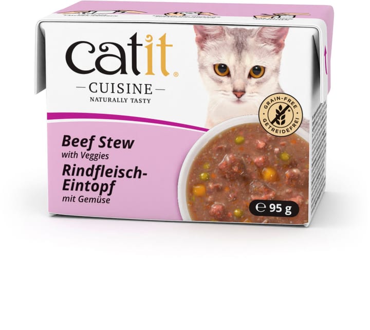 Image of Catit Cuisine Rindfleisch-Eintopf, 95g Nassfutter