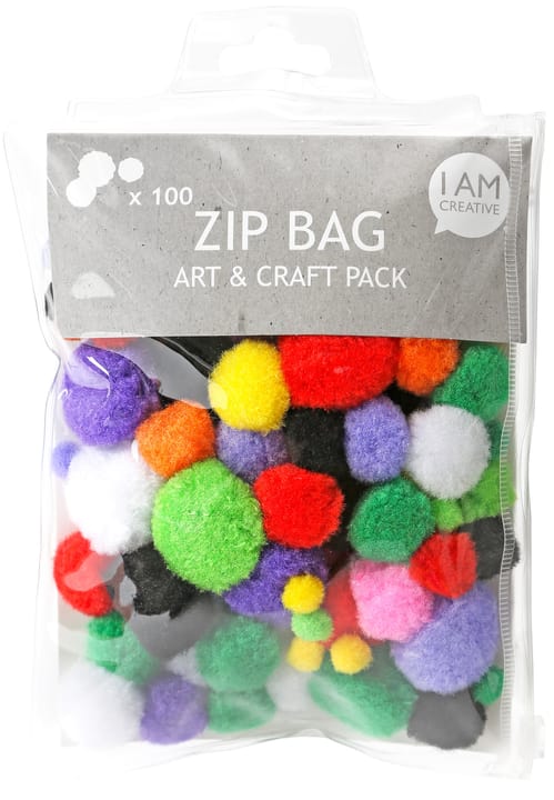 Image of I AM CREATIVE Pompon Set, Zip Set