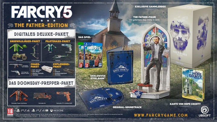 Xbox One - Far Cry 5 - Fathers Edition Xbox One - Far Cry 5 - Fathers Edition 785300128783 Photo no. 1
