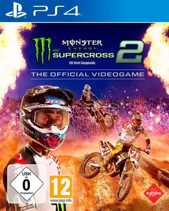 PS4 - Monster Energy Supercross - The Official Videogame 2 Box PS4 - Monster Energy Supercross - The Official Videogame 2 Box 785300140760 N. figura 1