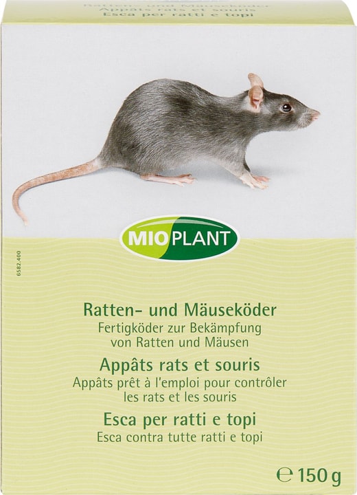 Image of Mioplant Ratten- und Mäuseköder, 150 g Insektenvertreiber bei Do it + Garden von Migros